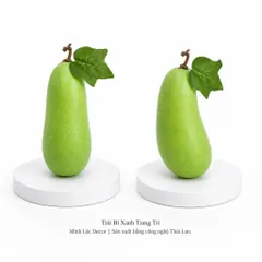 Trái Bí Xanh trang trí (Bí Đao) Cao Cấp | Trái Cây Nhựa foam, Trái Cây trang trí, Trái Cây Mô Hình