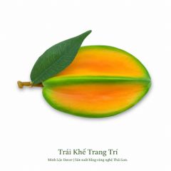Trái Khế trang trí Cao Cấp | Trái Cây Nhựa foam, Trái Cây trang trí, Trái Cây Mô Hình