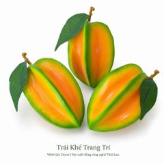 Trái Khế trang trí Cao Cấp | Trái Cây Nhựa foam, Trái Cây trang trí, Trái Cây Mô Hình