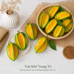 Trái Khế trang trí Cao Cấp | Trái Cây Nhựa foam, Trái Cây trang trí, Trái Cây Mô Hình