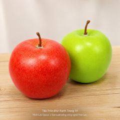 Trái Táo Tròn Xanh/ Đỏ trang trí | Trái Cây Nhựa foam, Trái Cây trang trí, Trái Cây Mô Hình