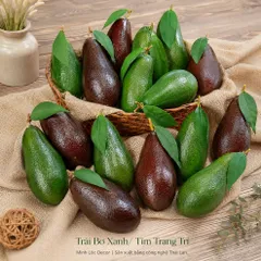 Trái Bơ Xanh/ Tím Trang Trí | Trái Cây Nhựa foam, Trái Cây trang trí, Trái Cây Mô Hình
