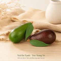 Trái Bơ Xanh/ Tím Trang Trí | Trái Cây Nhựa foam, Trái Cây trang trí, Trái Cây Mô Hình