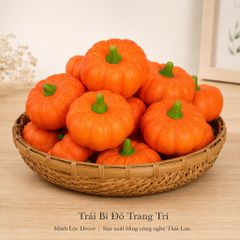 Trái Bí Đỏ trang trí | Trái Cây Nhựa foam, Trái Cây trang trí, Trái Cây Mô Hình