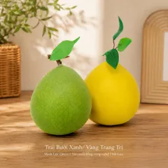 Trái Bưởi Xanh/ Vàng (Size Nhỏ, Trung, Đại) trang trí Cao cấp | Trái Cây Nhựa foam, Trái Cây trang trí, Trái Cây Mô Hình