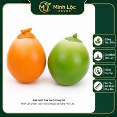 Trái Dừa Lửa/ Dừa Xanh trang trí Cao cấp | Trái Cây Nhựa foam, Trái Cây trang trí, Trái Cây Mô Hình