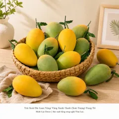 Trái Xoài Đài Loan Vàng / Vàng Xanh/ Xanh (Xoài Tượng) | Trái Cây Nhựa foam, Trái Cây trang trí, Trái Cây Mô Hình