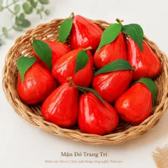 Trái Mận Đỏ trang trí | Trái Cây Nhựa foam, Trái Cây trang trí, Trái Cây Mô Hình