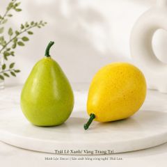 Trái Lê Xanh/ Vàng trang trí | Trái Cây Nhựa foam, Trái Cây trang trí, Trái Cây Mô Hình