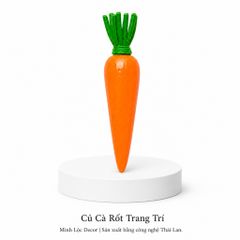 Củ Cà Rốt trang trí | Trái Cây Nhựa foam, Trái Cây trang trí, Trái Cây Mô Hình