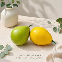 Trái Lê Xanh/ Vàng trang trí | Trái Cây Nhựa foam, Trái Cây trang trí, Trái Cây Mô Hình