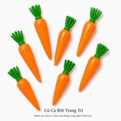Củ Cà Rốt trang trí | Trái Cây Nhựa foam, Trái Cây trang trí, Trái Cây Mô Hình