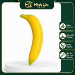 Trái Chuối trang trí lẻ (1 trái) | Trái Cây Nhựa foam, Trái Cây trang trí, Trái Cây Mô Hình