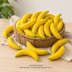 Trái Chuối trang trí lẻ (1 trái) | Trái Cây Nhựa foam, Trái Cây trang trí, Trái Cây Mô Hình