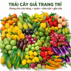 Trái cây giả, trái cây mô hình, quả giả, trang trí nhà cửa hàng quán, gắn lên cây