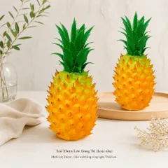 Trái Thơm Lớn/ Nhỏ trang trí (Loại nhẹ) | Trái Cây Nhựa foam, Trái Cây trang trí, Trái Cây Mô Hình