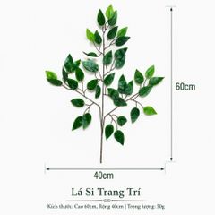 Lá Si trang trí, Lá Si Gi.ả mô hình Việt Nam công nghệ Thái Lan GIỐNG THẬT 99% | Trái Cây Nhựa foam, Trái Cây trang trí