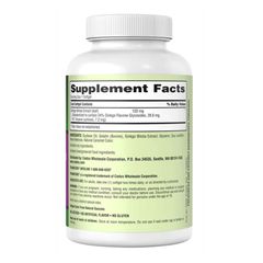 Ginkgo Biloba 120mg Trunature - Tăng cường trí nhớ, giảm căng thẳng mệt mỏi, bổ não, sản xuất tại Mỹ
