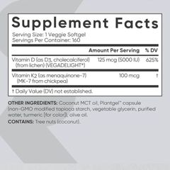 Vitamin D3 + K2 - Giúp xương chắc khỏe, tăng cường sức khỏe tim mạch, sản xuất tại Mỹ