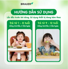 Siro bổ sung kẽm tăng sức đề kháng cho trẻBrauer Baby & Kids Liquid Zinc (200ml)