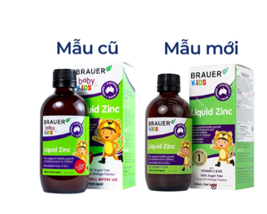 Siro bổ sung kẽm tăng sức đề kháng cho trẻBrauer Baby & Kids Liquid Zinc (200ml)