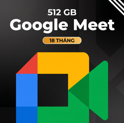 Tài Khoản Google Meet Cấp Sẵn 1 Năm - Họp Trực Tuyến Không Giới Hạn
