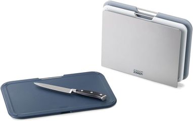 Bộ 3 thớt Joseph Joseph Nest Boards Regular 60146 Grey Blue màu xanh xám