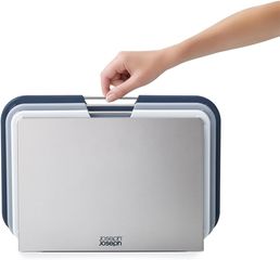 Bộ 3 thớt Joseph Joseph Nest Boards Regular 60146 Grey Blue màu xanh xám