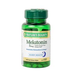 Giúp ngủ ngon Nature's Bounty Melatonin5mg USA 60 viên