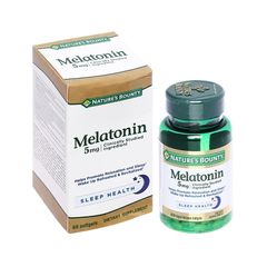Giúp ngủ ngon Nature's Bounty Melatonin5mg USA 60 viên
