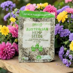 Hạt Gai Dầu Macro Australian Hemp Seeds 200g Thực Phẩm Giàu Dinh Dưỡng Cho Salad Smoothie Và Cháo