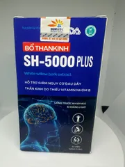 Bổ Thần Kinh SH-5000 Plus (Lọ 50v,)– Giảm Đau Dây Thần Kinh Ngoại Biên, An Thần, Giảm Mất Ngủ