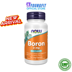 Viên Uống NOW Boron 3mg Hỗ Trợ Sức Khỏe Xương Khớp Chắc Khỏe - YoungFit