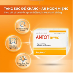 Dung dịch giúp ăn ngon miệng Antot Thymo Traphaco (2 vỉ x 10 ống)