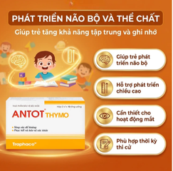 Dung dịch giúp ăn ngon miệng Antot Thymo Traphaco (2 vỉ x 10 ống)