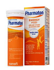 Thực phẩm bảo vệ sức khỏe Pharmaton Energy Fizzi Sanofi giúp tăng cường sức khỏe, sức đề kháng và giảm mệt mỏi (10 viên)