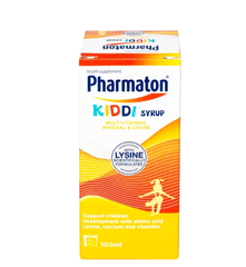 Siro Pharmaton Kiddi Syrup 100ml Sanofi bổ sung Lysin, calci và một số vitamin