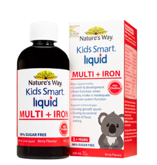 Siro hỗ trợ tăng sức đề kháng Kids Smart Liquid Multi + Iron Nature's Way (200ml)