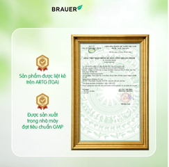 Siro bổ sung vitamin D3 tăng cường hấp thụ canxi Brauer Baby & Kids Liquid Vitamin D 400IU (10ml)