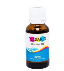 Siro hỗ trợ tăng hấp thụ canxi Pediakid Vitamin D3 (20ml)