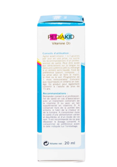 Siro hỗ trợ tăng hấp thụ canxi Pediakid Vitamin D3 (20ml)