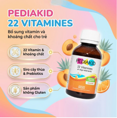 Siro giúp bổ sung vitamin và khoáng chất Pediakid 22 Vitamines (125ml)