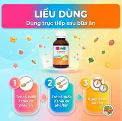 Siro giúp bổ sung vitamin và khoáng chất Pediakid 22 Vitamines (125ml)