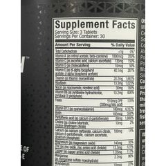 [MỸ] Viên Platinum Multivitamin Muscletech 90 viên vitamin C A D E niacin  B6 b12 biotin folate Calcium magnesium zinc