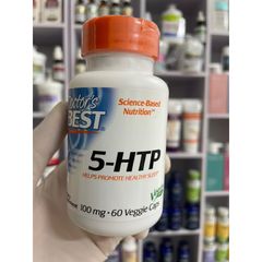 [MỸ] Viên uống 5-HTP 100mg (5-hydroxy L-tryptophan) Doctor's Best 60 viên giúp giảm căng thẳng bổ sung thêm vitamin