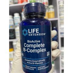 [MỸ] Viên BioActive Complete B-Complex 60 viên Life Extension bổ sung vitamin B khoáng chất cho cơ thể