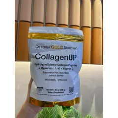 [ MỸ] Bột collagen Thuỷ phân California Gold Nutrition CollagenUP 206g peptide vitamin c Axit Hyaluronic