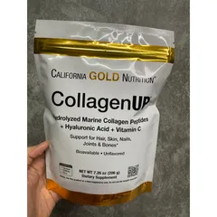 [ MỸ] Bột collagen Thuỷ phân California Gold Nutrition CollagenUP 206g peptide vitamin c Axit Hyaluronic