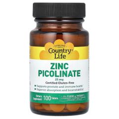 [MỸ] Zinc Picolinate 25mg Country Life