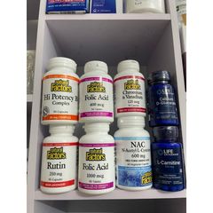 [MỸ]Viên Hi Potency B Complex Natural Factors niacin vitamin B2 B6 B12 biotin Thiamine Pantothenic Acid Inositol Choline